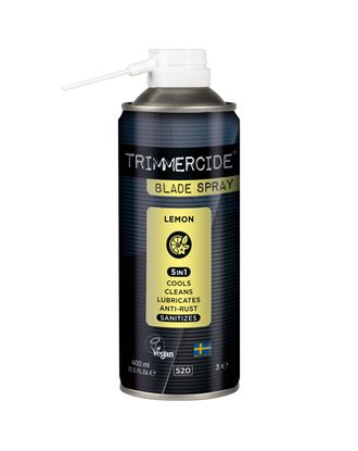 Trimmercide Blade Spray 5in1 Lemon 400ml - preparat do konserwacji i czyszczenia ostrzy, zapach cytrynowy