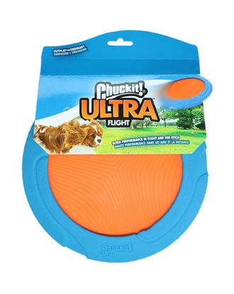 Chuckit! Ultra Flight 23cm - gumowe frisbee dla psa, ultra długi lot