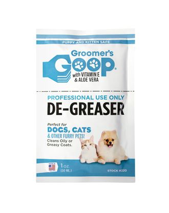 Groomer's Goop De-Greaser Creme - pasta odtłuszczająca do sierści psa i kota, usuwa plamy i nieprzyjemne zapachy - 30g