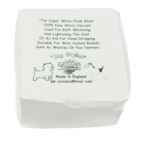 P&W Dog Stylist Super White Chalk 330g - kreda wybielająca do sierści, kruszona