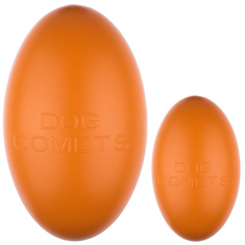 Dog Comets Pan-Stars Orange - uciekające jajo dla psa, twarda piłka do toczenia, pomarańczowe