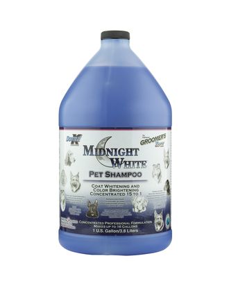 Double K Midnight White - wybielający sierść i rozjaśniający kolor szampon dla zwierząt.