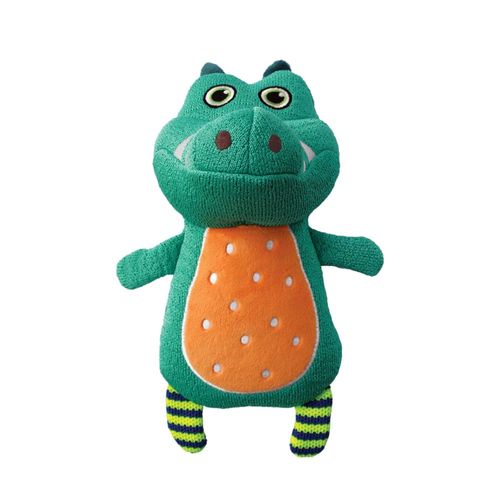 KONG Whoopz Gator S 18cm - psia zabawka o unikalnej fakturze, aligator z 2 piszczałkami