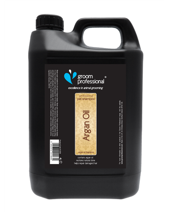 Groom Professional Argan Oil Shampoo - nawilżający szampon z olejkiem arganowym, do włosów suchych, koncentrat 1:10 - 4L