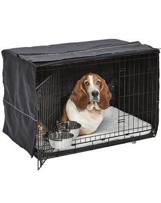 MidWest iCrate Kit rozmiar L, 93x60x63cm, zestaw: klatka z pokrowcem, legowiskiem i 2 miskami.