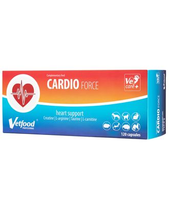 Vetfood Cardioforce - preparat wspomagający prawidłowe funkcjonowanie pracy serca, dla psa, kota, fretek i szczurów
