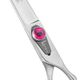 Kenchii Love Curved Scissors - profesjonalne nożyczki groomerskie z ergonomicznym uchwytem, gięte