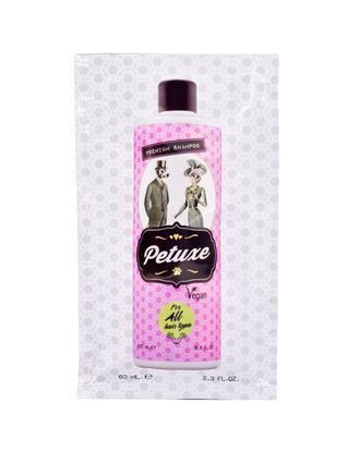 Petuxe All Hair Types Shampoo - wegański, uniwersalny szampon do każdego typu szaty, dla psów i kotów - 60ml