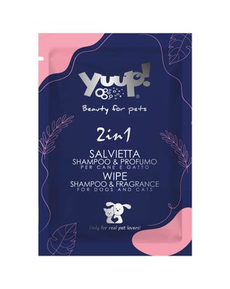 Yuup! Shampoo & Fragrance Wipes - chusteczki do czyszczenia szaty zwierząt z dodatkiem perfum