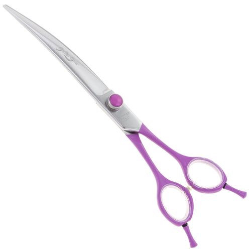 Geib Gator Gear Curved Scissors - lekkie nożyczki groomerskie z mikroszlifem, gięte