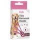 Biglo Tick Removal Hooks Pink 3szt. - haczyki do usuwania kleszczy, różowe