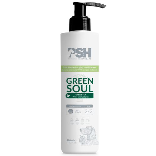 PSH Daily Beauty Green Soul Conditioner 300ml - odżywka do przetłuszczającej się sierści psa i kota, z zieloną herbatą 