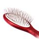 Blovi Red Wood Pin Brush - duża, miękka, drewniana szczotka z metalową szpilką 22mm, dla włosa średniego i długiego
