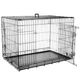 Flamingo Keo Black - metalowa klatka dla psa, XXL: 76x120x82cm