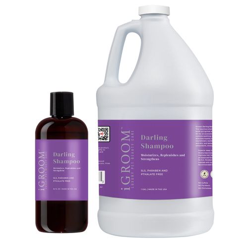 iGroom Darling Shampoo - głęboko oczyszczający, nawilżający szampon dla psa i kota, koncentrat 1:16