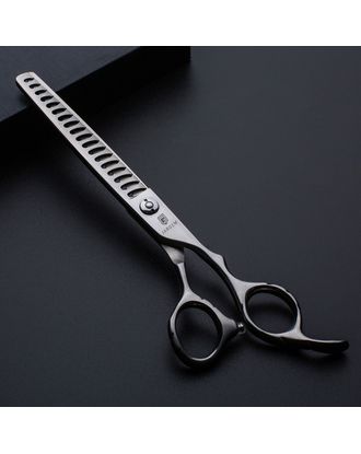 Jargem Grooming Satin Chunker - poręczne degażówki jednostronne z satynowym wykończeniem, 18 ząbków