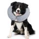 Bencmate Inflatable Collar Grey - pluszowy, dmuchany kołnierz dla psa i kota, szary