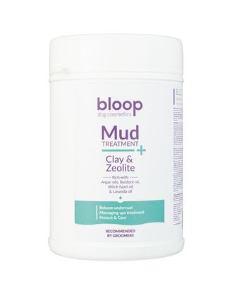 Bloop Mud Treatment Clay & Zeolite 1kg - maska ochronno pielęgnacyjna dla psa z kaolinem i zeolitem