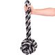 Holland Dental Floss Toss Extreme Rope Sling 70cm - masywna piłka na sznurku dla dużego psa, ze sznura dentystycznego