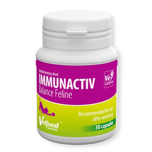 Vetfood Immunactiv Balance Feline 30 tbl. - preparat wspomagający odporność dla kota