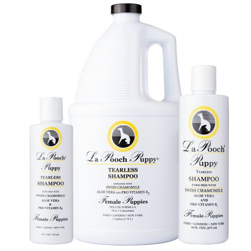 Les Poochs La Puppy Shampoo (damski) - luksusowy szampon dla szczeniąt i psów wrażliwych, koncentrat 1:10