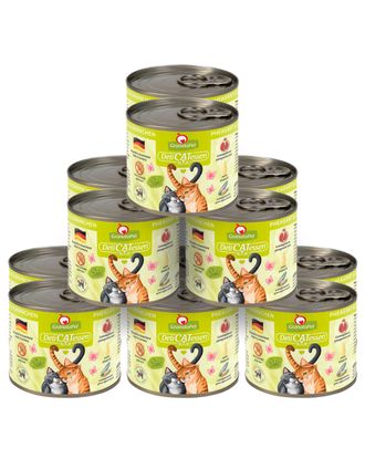 GranataPet DeliCatessen Pheasant & Coney - bezzbożowa mokra karma dla kota, bażant z królikiem - 12x 200g