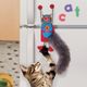 KONG Connects Magnicat - zabawka dla kota z magnesami, przyczep do lodówki, superkot z kocimiętką