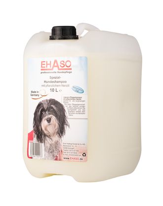 Ehaso  Nerzol Shampoo - szampon do długiej sierści psa, z roślinnym olejem norkowym - 10L