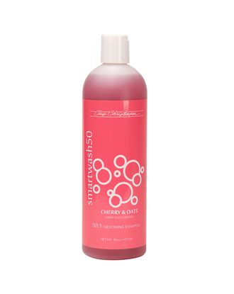 Chris Christensen Smart Wash Cherry & Oats Shampoo - szampon głęboko oczyszczający dla psów i kotów, o zapachu owsianki z wiśniami, koncentrat 1:50 - 473ml