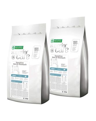 Nature's Protection Superior Care Sensitive Skin & Stomach Adult All Breeds Lamb - karma dla wrażliwych psów wszystkich ras, z jagnięciną - 2x 10kg