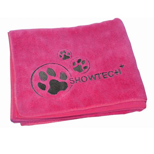 Show Tech Microfibre Towel 90x56cm - ręcznik z mikrofibry do kąpieli zwierząt, różowyy