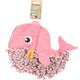 Flamingo Sniffing Carpet Puppy Whale (38cm) - mata do węszenia dla szczeniaka i małego psa, szeleszczący wieloryb