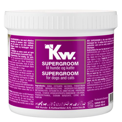 KW Supergroom 450ml - intensywna kuracja na suchą i zniszczoną sierść psa i kota