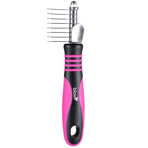 Blovi 8 Blade Small Dematting Comb - mały filcak boczny do usuwania kołtunów, 8 zagiętych zębów