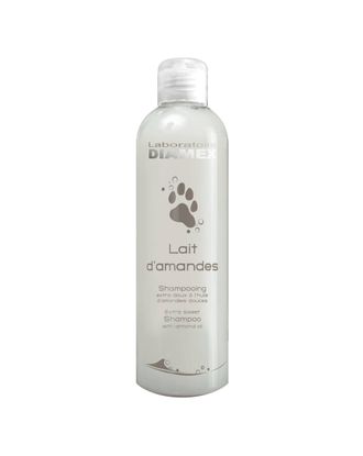 Diamex Lait D'amandes - szampon z olejkiem migdałowym, do wszystkich rodzajów sierści, koncentrat 1:8 - 250ml
