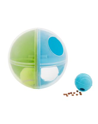Nina Ottosson Dog A-Maze Ball Level 2 - kula z labiryntem i piłkami dla psa, na przysmaki, gra dla psa, poziom 2
