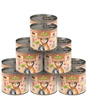 GranataPet DeliCatessen Turkey & Pheasant - bezzbożowa mokra karma dla kota, indyk i bażant - 12x 200g