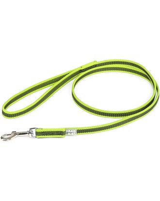 Julius K9 Color &  Gray Supergrip Leash With Handle Neon - smycz dla psa, antypoślizgowa, neonowa żółta