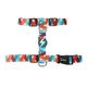 Dashi Mojo Back Harness - regulowane szelki guard dla psa, wzór w kolorowe fale