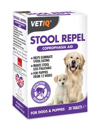 VetIQ Stool Repel Coprophagia Aid 30tbl. - preparat przeciwko koprofagii dla psa, w tabletkach