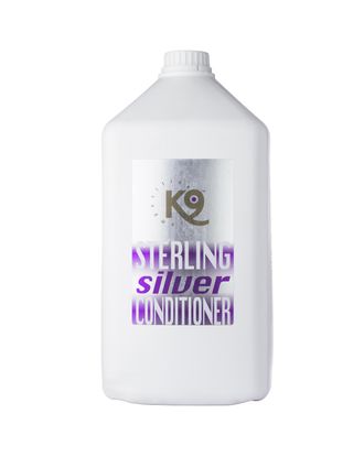 K9 Sterling Silver Conditioner - odżywka do białej i srebrnej sierści, ożywiająca kolor, koncentrat 1:40 - 5,7L