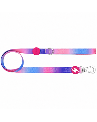 Dashi Lumix Haze Leash 120cm - miejska smycz taśmowa dla psa, różowo-fioletowa