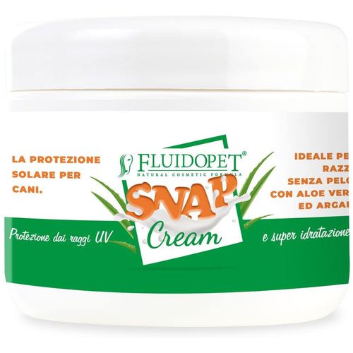 FluidoPet Snap Cream 100ml - nawilżający krem przeciwsłoneczny dla psa i kota, dla ras bezwłosych