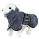 Biglo Microfibre Pet Bathrobe - szlafrok dla psa, z ultrachłonnej mikrofibry, szary