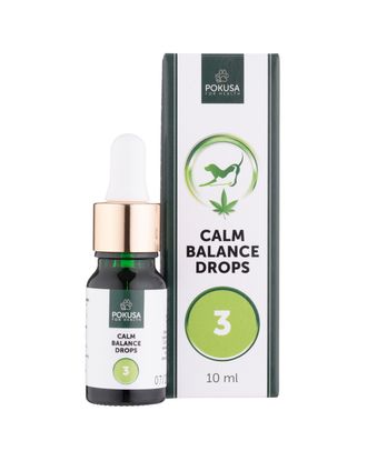 Pokusa CBD Oil 3% 10ml - olejek CBD z olejem z łososia dla psów i kotów