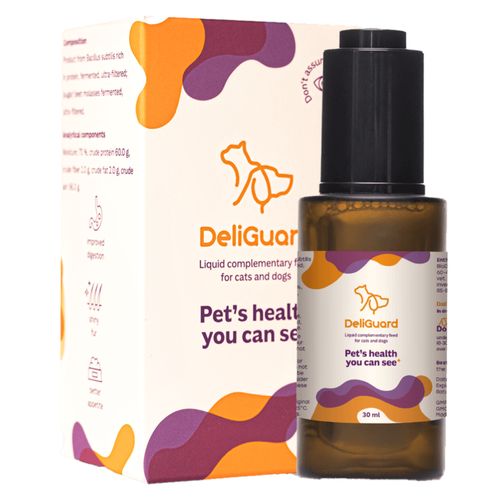 BioDose DeliGuard 30ml - suplement diety dla psa i kota, postbiotyk dla zdrowia jelit
