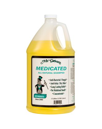 Mr Groom Medicated Shampoo - szampon z chlorheksydyną dla psa, do suchej i swędzącej skóry, koncentrat 1:4 - 3,8L