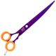 P&W Carat Left 7,5" Curved Scissors - profesjonalne nożyczki do strzyżenia dla osób leworęcznych, gięte