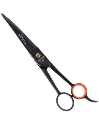 Geib Gator 008 Curved Scissors - profesjonalne nożyczki gięte z japońskiej stali nierdzewnej z czarnym wykończeniem