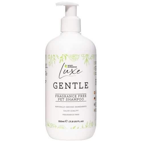 Groom Professional Luxe Gentle Shampoo 350ml - łagodny, bezzapachowy szampon dla psa i kota, koncentrat 1:30